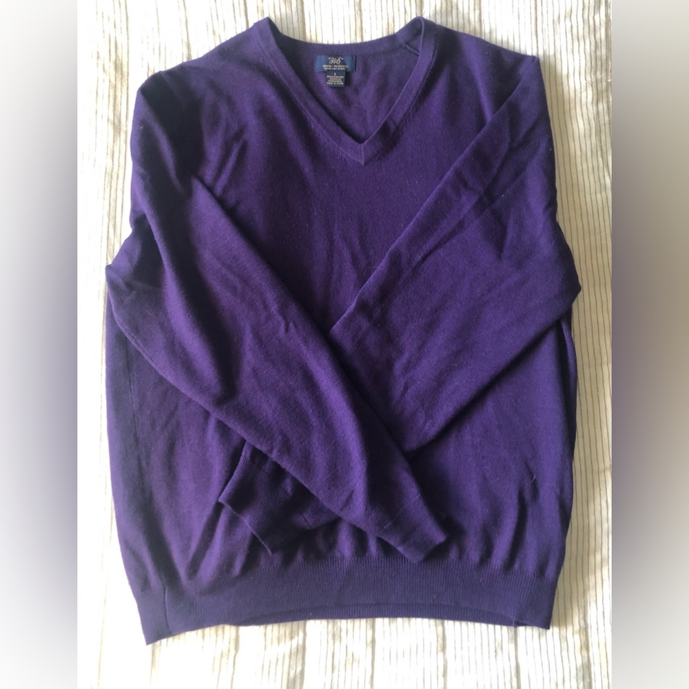 Brook Brothers Purple Sweater